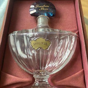 VINTAGE   SHALIMAR PERFUME BOTTLE BACCARAT CRYSTAL ART DECO  EARLY 1920th